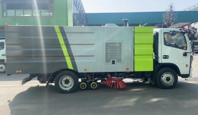 东风大多利卡洗扫车_中洁牌XZL5120TXS6型洗扫车